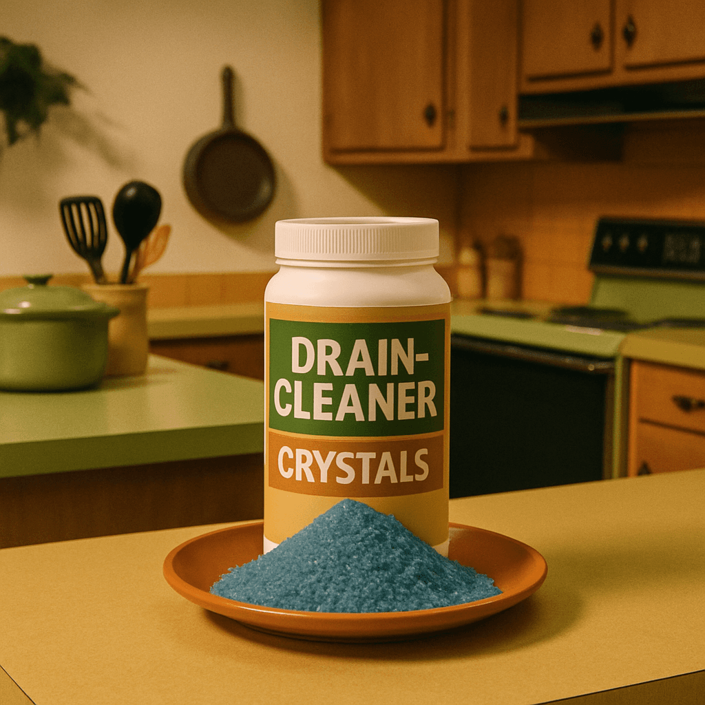 Single-Estate Drain-Cleaner Crystals