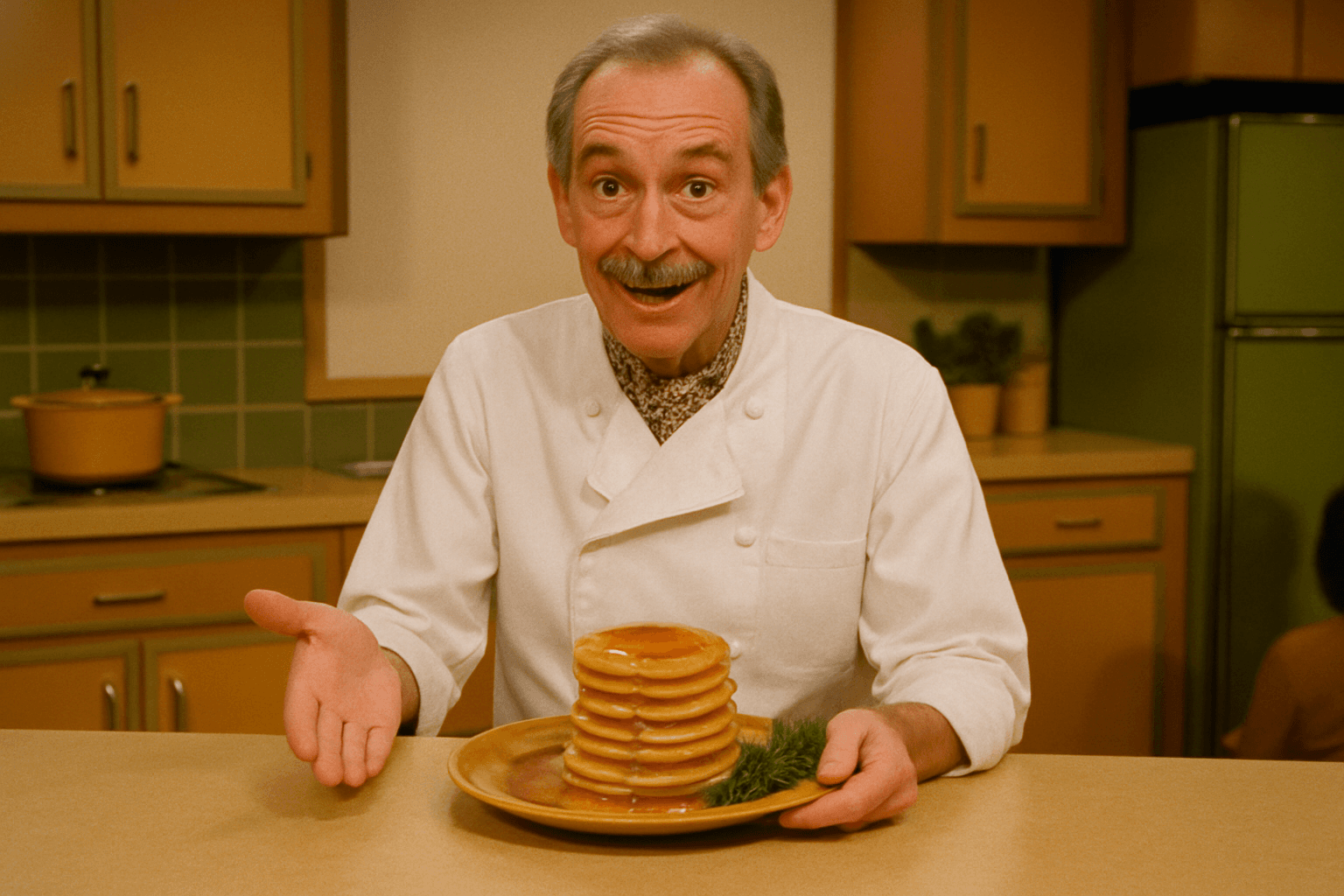 Pine-Sol Pancakes with Maple Glycerin